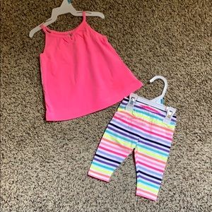 Baby tank top and capris leggings